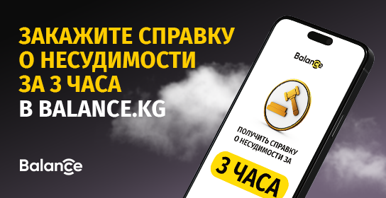 Закажите справку о несудимости за 3 часа в приложении Balance.kg